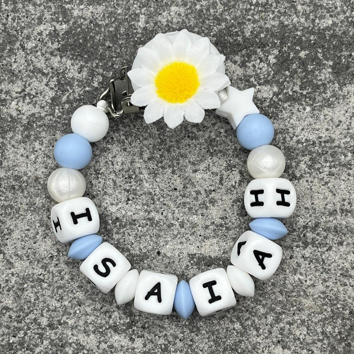 Schnullerkette "I" ISAIAH